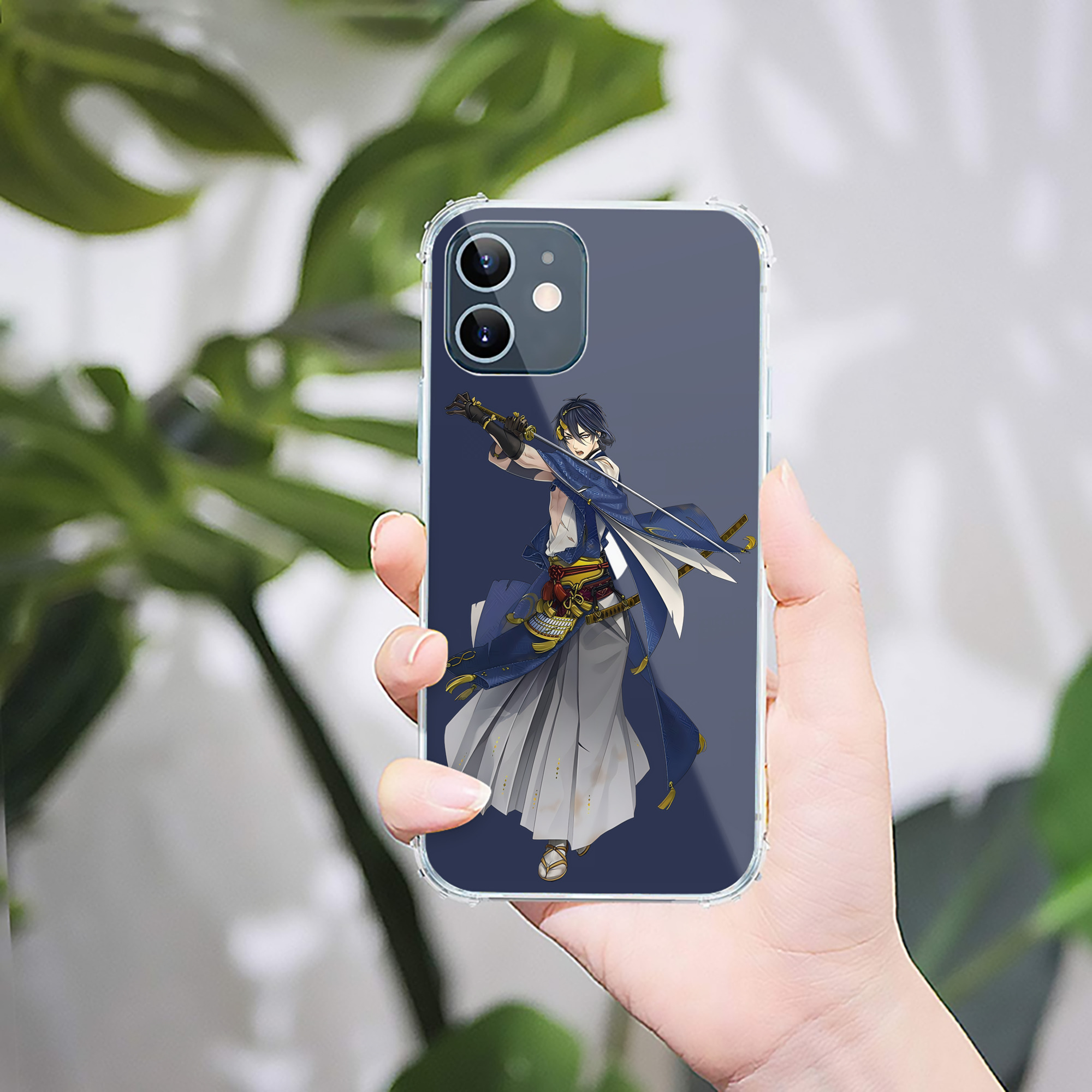 （画像用） 刀剣乱舞 Touken Ranbu 【iPhone 12シリーズ対応】透明スマホケース（クリアソフトケース）